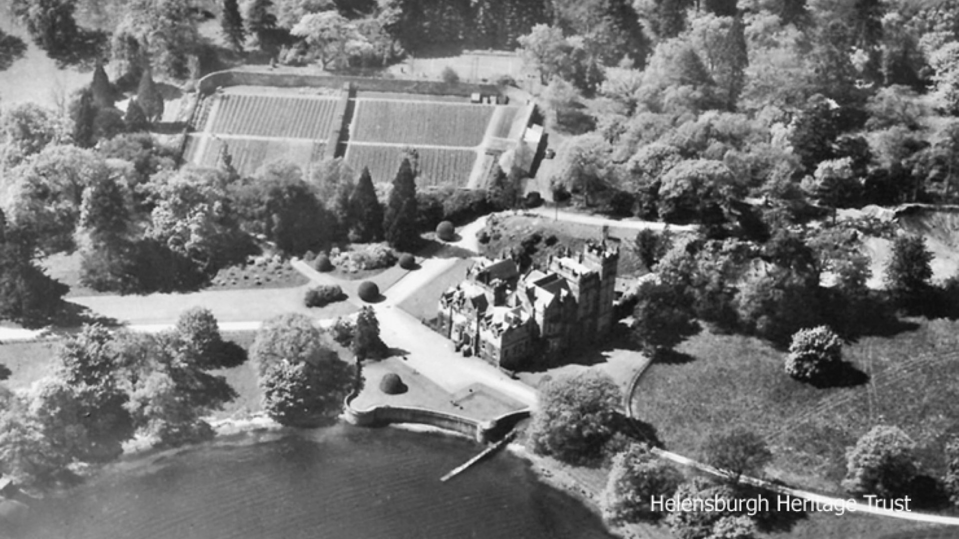 historical photo of the Cameron House grounds