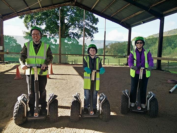 Segways at Castle Rednock Farm