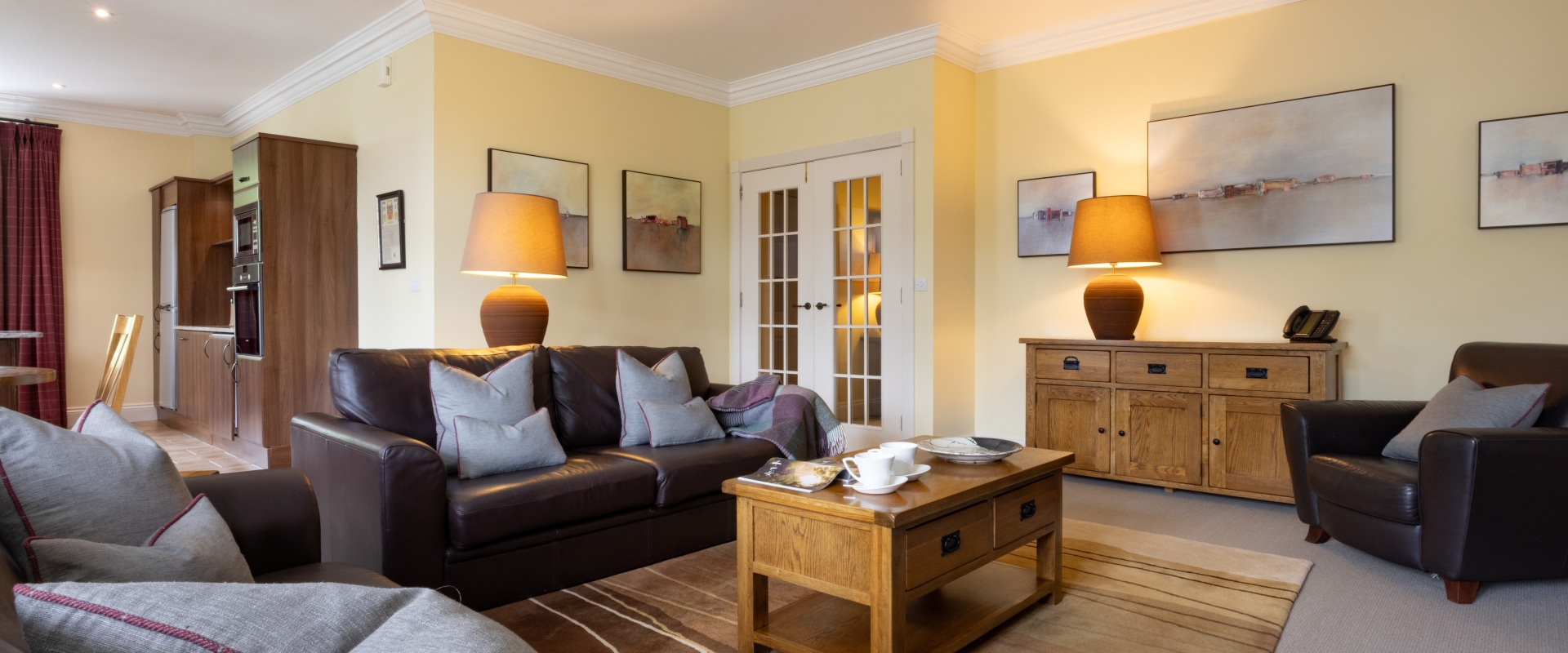 Cameron-Lodges-Cameron-Club-Loch-Lomond-Apartment-2 Bedroom-Living-area-Interior