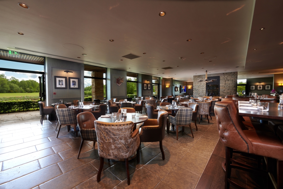 dining room with tables and chairs and beautiful outdoor views