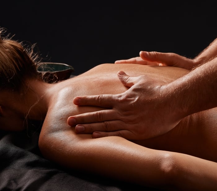 a person getting a massage