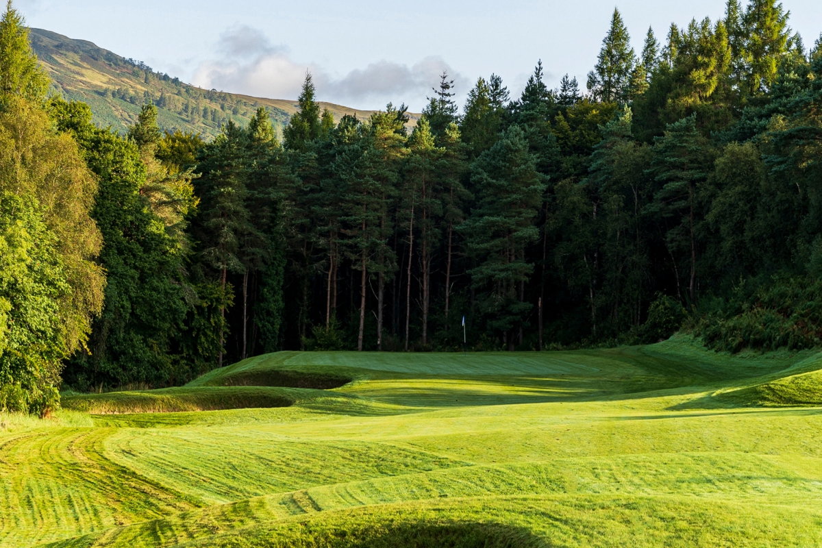 The Carrick hole 13 sand traps