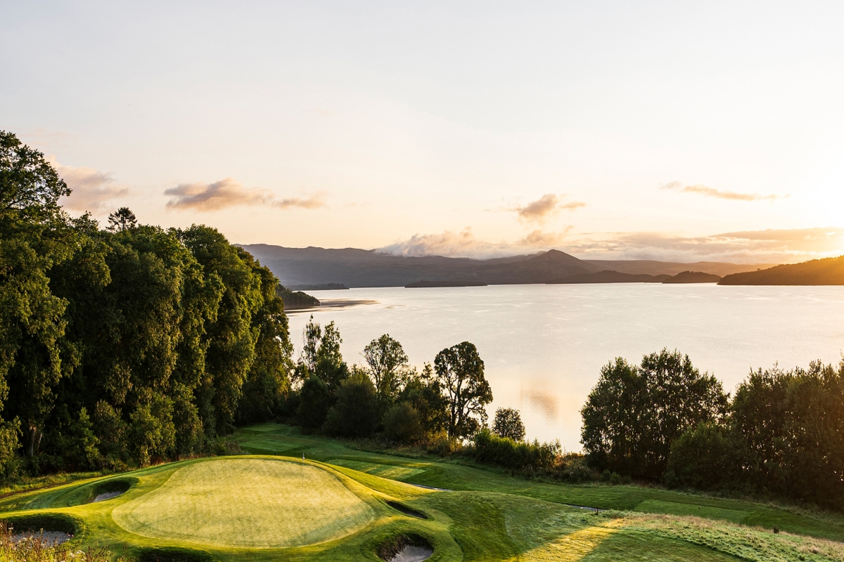 The Carrick hole 14 greens