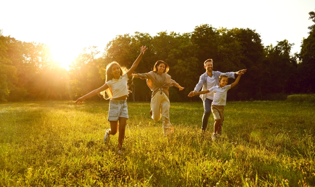 Parents and kids - summertime