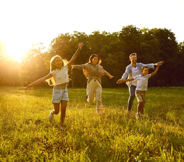 Parents and kids - summertime