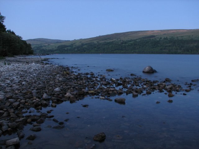 Loch Tay at night