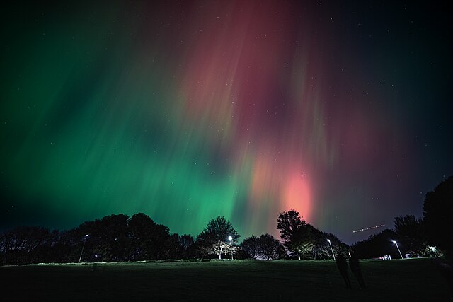 Northern Lights display in Scotland