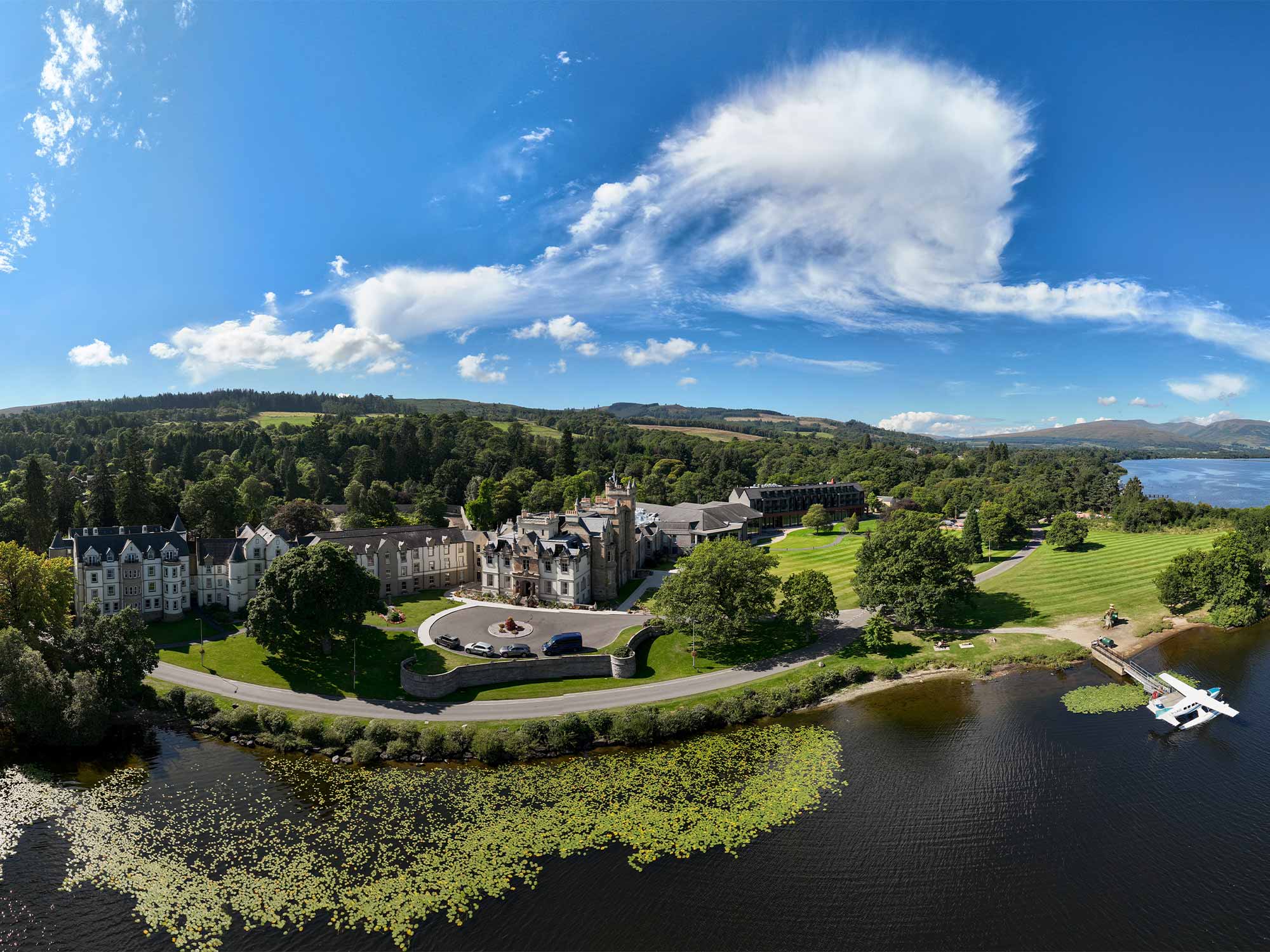 Cameron House Hotel Aerial Loch Lomond Photo